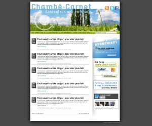 Future page d'accueil des Chambé-Carnet