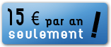 15 euro par an seulement l'adhésion