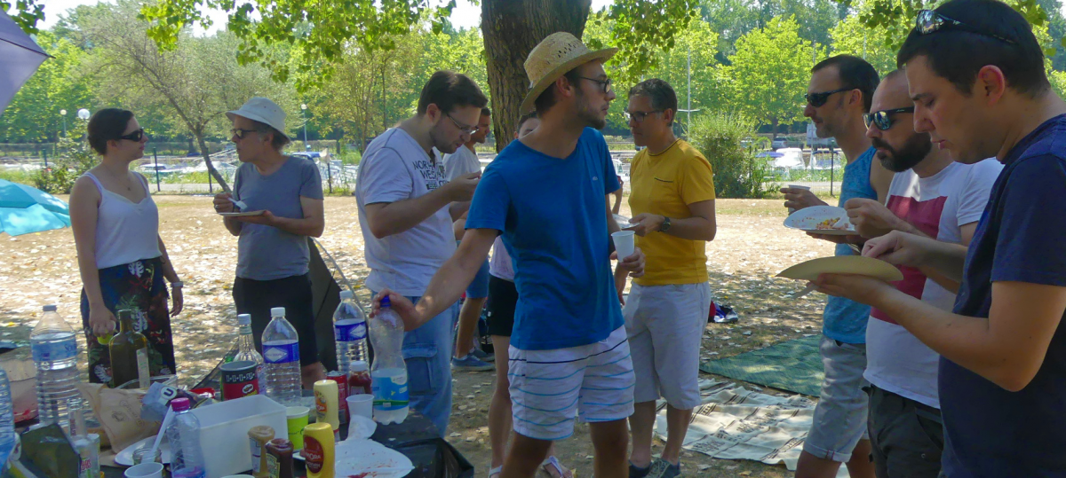 #piquenique : barbecue, canicule et bonne humeur